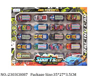 2303C0087 - Pull Back Toys