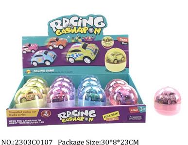 2303C0107 - Pull Back Toys