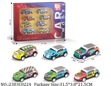 2303C0224 - Pull Back Toys