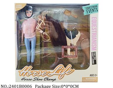 2401B0006 - B/O Horse with doll
W/sound