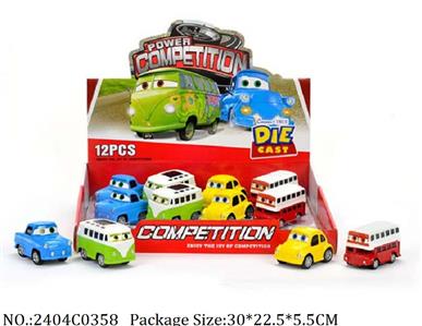 2404C0358 - Pull Back Toys