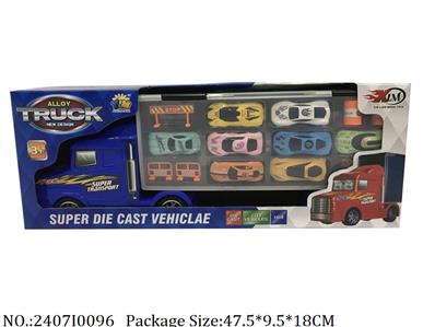 2407I0096 - Free Wheel Die Cast Truck