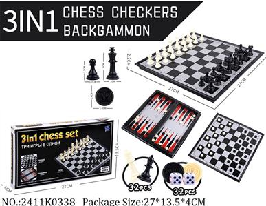 2411K0338 - Chess 3 in 1