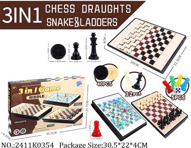 2411K0354 - Chess 3 in 1