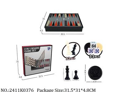 2411K0376 - Chess 2 in 1