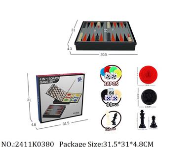 2411K0380 - Chess 4 in 1