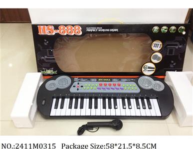 2411M0315 - 37 Keys Keyboard
W/microphone,W/O AA battery*4