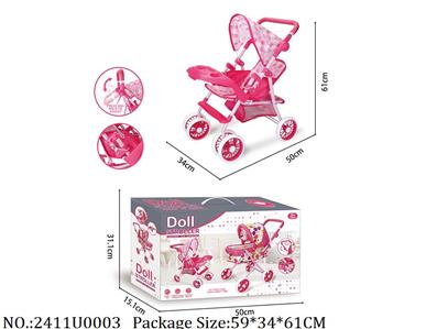 2411U0003 - Doll Stroller
Metal