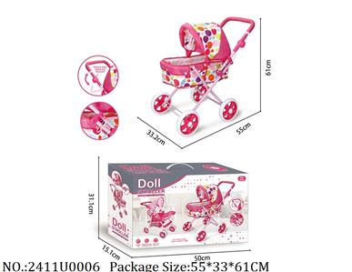 2411U0006 - Doll Stroller
Metal