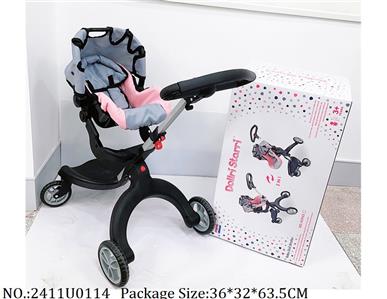 2411U0114 - Doll Stroller
Metal