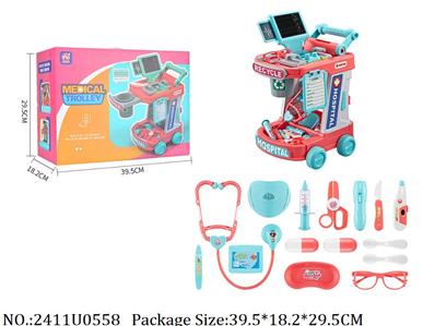 2411U0558 - Doctor Playset
W/9*AG10 battery